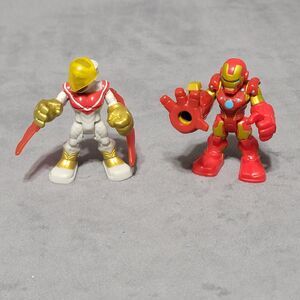 Playskool Marvel Super Hero Adventures Falcon & Iron Man Figures